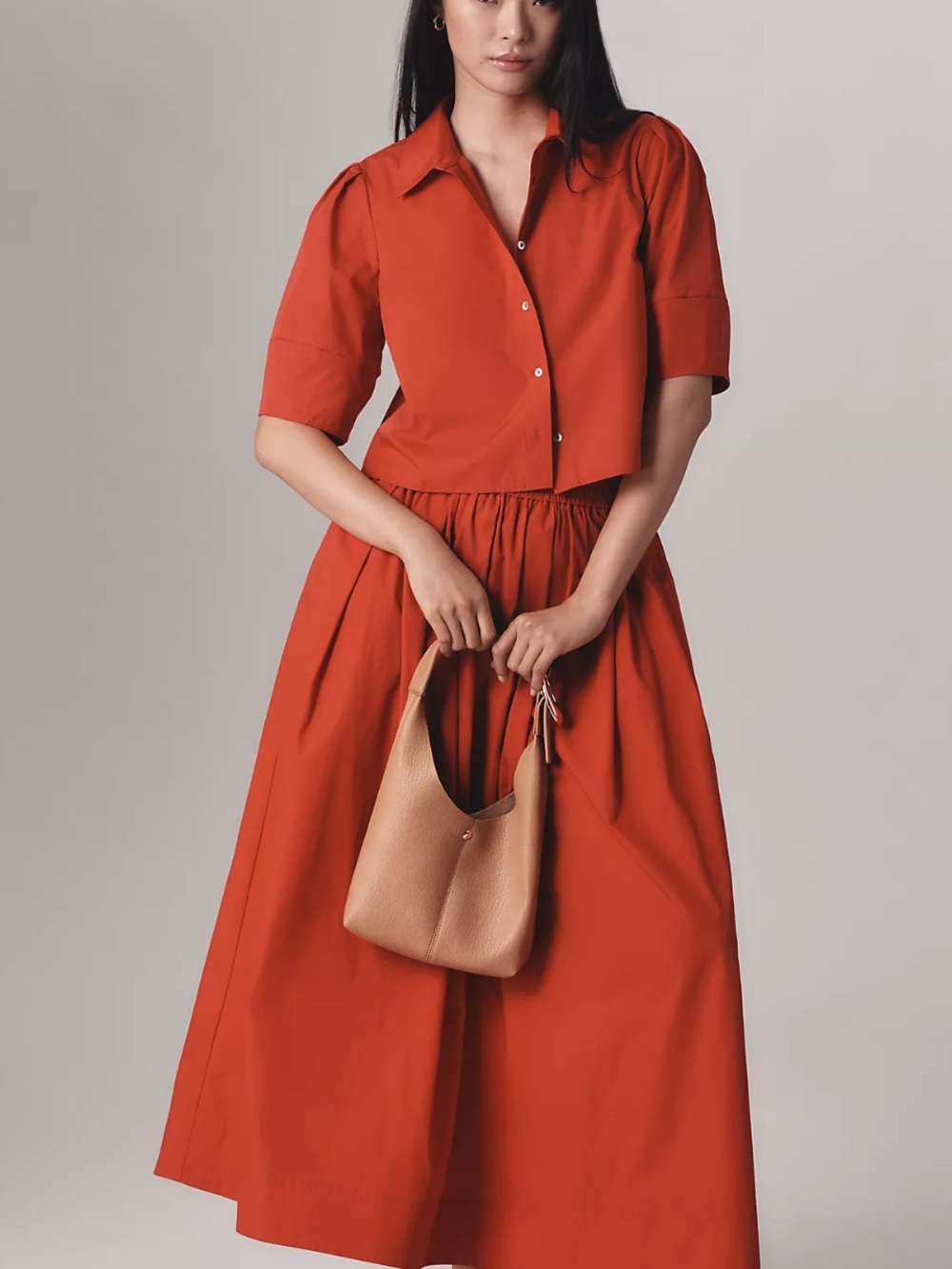 Maeve lantern sleeve blouse